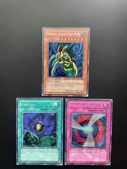 Yugioh The Sacred Cards Promos Negate Attack Riryoku Moth TSC-001 002 003 HP - Image 1