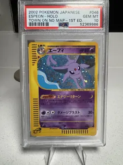 Pokemon Espeon the Town On No Map 1st Edition Holo Card #046 PSA 10 - Image 1