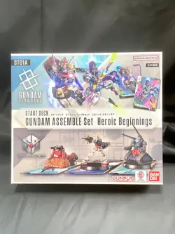 Gundam Card Game Start Deck ST01A Gundam Assemble Set Heroic Beginnings / Bandai - Image 1