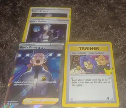 Pokemon 4 Trainer Card Lot In Near Mint Condition. Bosses Orders With Support C. - Image 2
