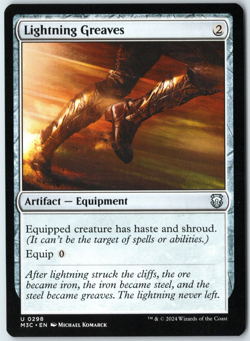 Lightning Greaves - Commander Modern Horizons 3 - MTG - Magic - Near Mint - Image 1