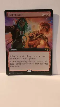 MTG: Aetherdrift - Full Throttle (Extended Art) #386 Foil - NM - Image 1