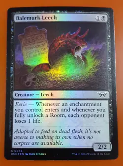 1x Balemurk Leech | FOIL | Duskmourn: House of Horror | MTG Magic Cards - Image 1