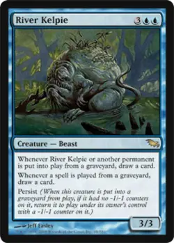 River Kelpie - Medium Play MTG Shadowmoor - Image 1