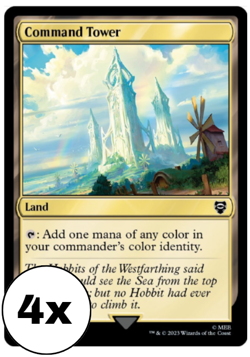 MTG- Command Tower Playset - Lord of the Rings Commander - LOTR - Image 1