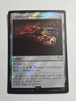 Talisman of Dominance Surge Foil x1 - MTG ENGLISH Rare - Check My Store! - Image 1