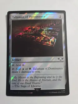 Talisman of Dominance Surge Foil x1 - MTG ENGLISH Rare - Check My Store! - Image 3
