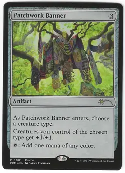 MTG - Promotional: Patchwork Banner (Store Promo Foil) Rare Card #1 - Image 1