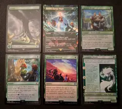 MTG Final Fantasy Lot - Forest - Foil - Image 1