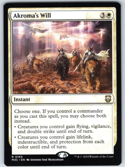 Akroma's Will - Commander Modern Horizons 3 - MTG - Magic - Near Mint - Image 1