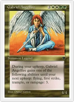 GABRIEL ANGELFIRE x1 mtg NM Chronicles 1 Rare - Image 1