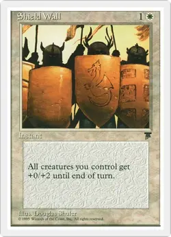 SHIELD WALL x4 mtg NM Chronicles 4 Unc - Image 1