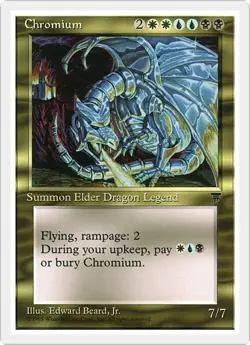 CHROMIUM x1 mtg NM Chronicles 1 Rare - Image 1
