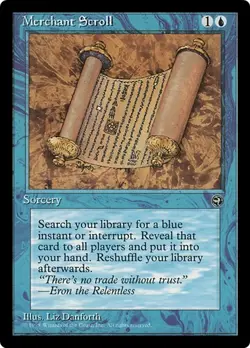 MERCHANT SCROLL x1 mtg NM Homelands 1 Common - Image 1