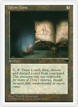 JALUM TOME x1 mtg NM Chronicles 1 Rare - Image 1