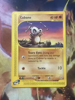 CUBONE - 72/147 - Aquapolis - Common - Pokemon Card - Mp - Image 1