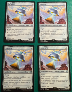 Magic the Gathering MTG PuPu UFO x4 Uncommon Cards NM/M Final Fantasy - Image 1