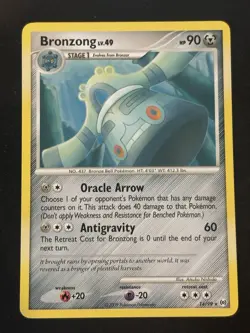 Bronzong 14/99 Pokemon Arceus Platinum Regular Rare Card LP - Image 1
