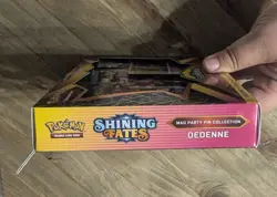 2021 Pokemon TCG: Shining Fates Mad Party Pin Collection Dedenne New Sealed 820650808685 - Image 5