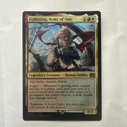 mtg final fantasy lighting army of one prerelease - Image 1