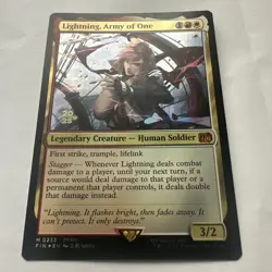 mtg final fantasy lighting army of one prerelease - Image 2