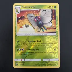 Butterfree 3/147 - Burning Shadows - Reverse Holo - LP Pokemon TCG - Image 1