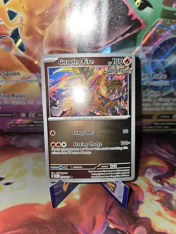 Gouging Fire NM 038/191 Sv08: Surging Sparks Reverse Holo Pokemon TCG - Image 1