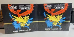 TWO Pokemon TCG: Sun & Moon Hidden Fates Elite Trainer Boxes ETB New And Sealed - Image 1