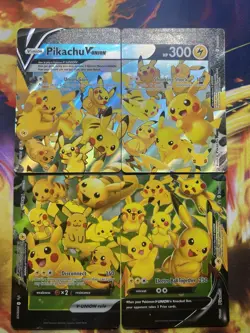 Pokemon TCG Pikachu V-Union (Set of 4) Sword & Shield Promo NM - Image 1