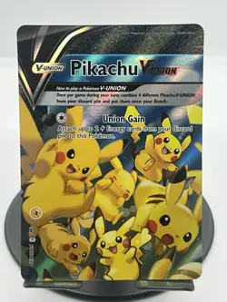 Pokemon TCG Pikachu V-Union (Set of 4) Sword & Shield Promo NM - Image 2