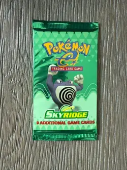 Pokemon WOTC Skyridge Booster Pack - Poliwrath Art- Chase Zard 🔥Chrystals💎 - Image 1