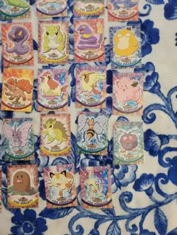 41 cards Pokemon Topps - Series 1 (1999) - Blue Logo - Bulk Lot LP/NM - Image 3
