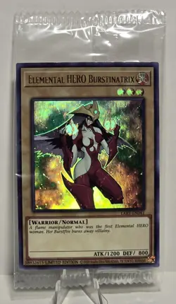 Elemental Hero Burstinatrix LART-EN041 Ultra Rare Limited Yugioh TCG SEALED NM/M - Image 1