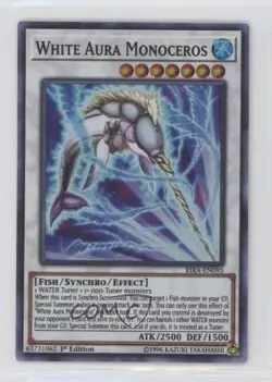 White Aura Monoceros 1st Ed. YuGiOh Rising Rampage #RIRA-EN095 - Image 1