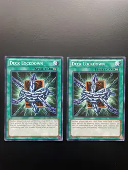 Yugioh Deck Lockdown AP03-EN023 Common Unlimited Edition NM/LP X2 - Image 1