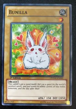 Bunilla PHSW-EN001 Common 1st Edition NM Yugioh - Image 1
