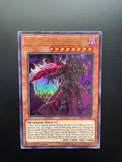Yugioh Morpheus, the Dream Mirror Black Knight RIRA-EN088 Ultra Rare 1st Ed NM - Image 1
