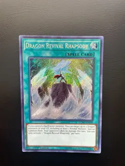 Yugioh Dragon Revival Rhapsody LCKC-EN109 1st Edition Secret Rare NM/LP - Image 1