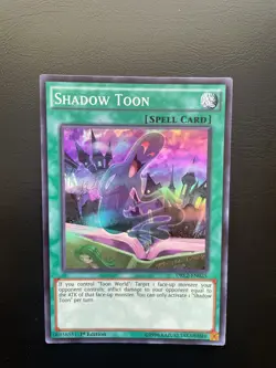 Yugioh Shadow Toon DRL2-EN025 Super Rare 1st Edition NM/LP - Image 1