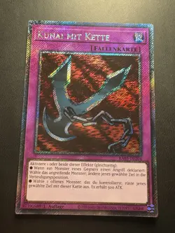 Yugioh! Kunai mit der Kette Platinum Secret Rare - RA03-DE204 1. Auflage - DE - Image 1