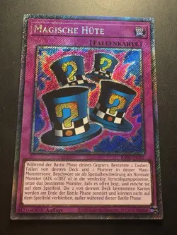 Yugioh! Magische Hute Platinum Secret Rare - RA03-DE107 1. Auflage - Deutsch - Image 1