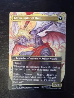 MTG Final Fantasy English Kefka, Court Mage Borderless 0322 Non-Foil - Image 2