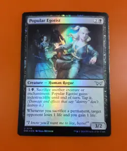 1x Popular Egotist | FOIL | Duskmourn: House of Horror | MTG Magic Cards - Image 3