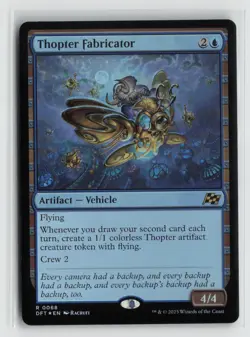 Thopter Fabricator 0068 Foil Aetherdrift DFT MTG Magic - Image 1