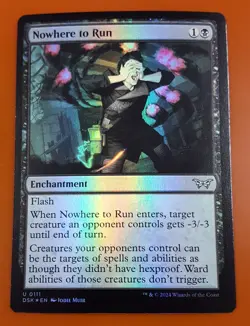 1x Nowhere to Run | FOIL | Duskmourn: House of Horror | MTG Magic Cards - Image 1