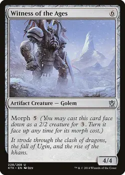 Foil Witness of the Ages - Khans of Tarkir | MTG Card - Image 1