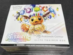 Prismatic Evolutions Pokemon Center ETB Elite Trainer Box New Factory Sealed - Image 1