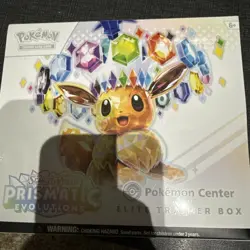 Prismatic Evolutions Pokemon Center ETB Elite Trainer Box New Factory Sealed - Image 4