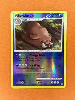 Pokemon - Piloswine - 69/146 - Uncommon - Reverse Holo - Legends Awakened - LP - Image 1