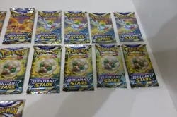Pokemon Brilliant Stars TCG Booster Packs Lot of 27 New Factory Sealed - Image 5